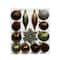 40 Pack Forest Shatterproof Ball, Teardop & Snowflake Ornaments by Ashland®